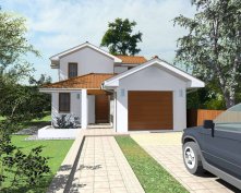 Kabaláson új építésű 154 nm-es, 3 szoba nappalis családi ház 100%