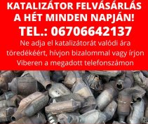 Katalizátor felvásárlás