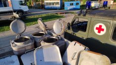 Katonai honvédségi 69M gulyáságyú tábori konyha inox rozsdamentes üst