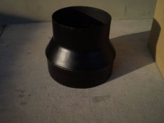 Kazán füstcső 150mm, füstcső bővítő 150/200mm
