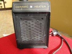 Kerámia betétes ventilátoros fűtő 1500 watt