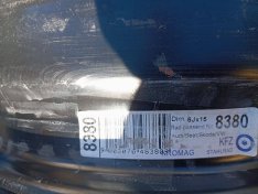 Kromag acélfelni 4 db. Skoda, Seat, VW