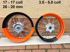 Ktm Narancs Fekete Új sm supermoto kerék