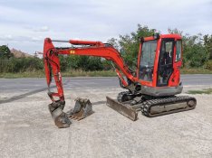 Kubota U35-3 mini gumihevederes kotro