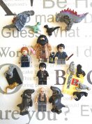 LEGO filmes minifigurák, Godzilla, Jurassic Dínó, Cápa, Karib, Harry
