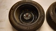 Laguna II R16 5x108 ET50 4db lemezfelni+téligumi + csavarok + kerékőr