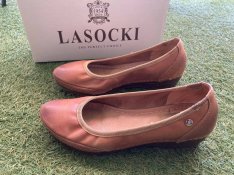 Lasocki balerina bőr barna 38-as méret