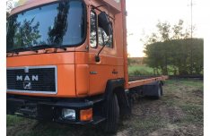 MAN 14 232 teherautó tehergépkocsi bontott alkatrészei