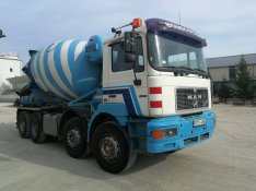 MAN Betonmixer/Billencs cserefelépítmény