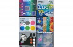 MD Minidisc Mini Disc lemezek új gyári csomagolásban