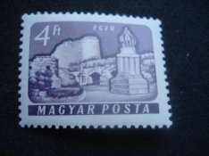 Magyar bélyeg Poór:1961 Tévnyom.1805a Várak 4Ft** (700.-)