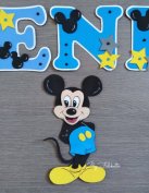 Mickey stílúsú dekorgumi névtábla babanév falmatrica mickey egér