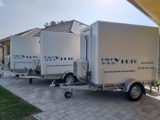 Mobil hűtőkamra, hűtő utánfutó, hűtőkocsi bérelhető