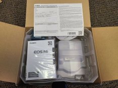 New in Box Canon EOS R6 20.1MP Mirrorless Camera Black