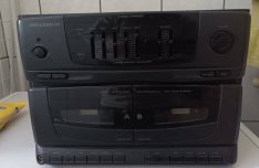 Palladium retro kétkazettás deck és erősítő