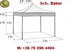 Pavilon Sátor Rendezvénysátor Sörsátor Kerti pavilon Piaci sátor