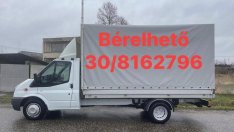 Platós ponyvás zárt teherautó furgon autómentő tréler bérlés bérbeadás