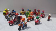 Playmobil motoros banda, mindenféle menő motorral