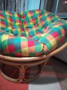 Rattan kör fotel, kosaras komód eladó!