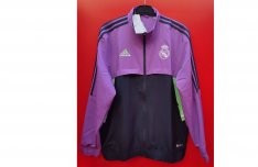 Real Madrid lila fekete eredeti adidas cipzáras felső (L, XL)