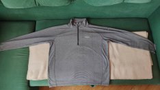 Regatta Nagyméretű magasnyakú cipzáros túrafelső - XXL 