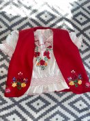 Régi Matyó mellény+ing