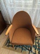 Retro tojás alakú fotel