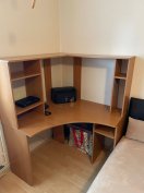 Sarok íróasztal ajándék irodai székkel