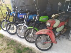 Simson S51 és Star motorkerékpár (segédmotor, DDR, motor)