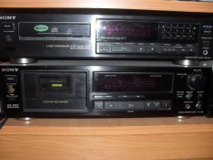 Sony CD CDP 490 és Kazettás Deck TC-K520 eladó !