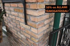 Szeletelt tégla, vágott tégla falburkolat sarok elem. Akció!