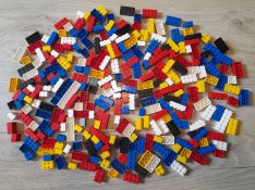 Színes Kétsoros Kockák Lego