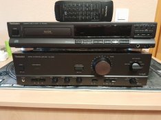 Technics Erősítő. Hifi Cd játszóval