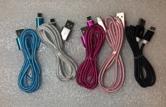 Telefon Micro USB töltő és adatkábel 2.4A 1 méter több színben