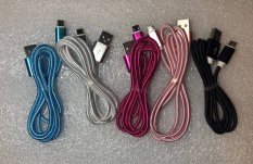 Telefon Micro USB töltő és adatkábel 2.4A 1 méter több színben