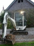 Terex Hrivi-6 mini kotrógép - nagyon jó állapotban