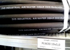 Tömlő; Ipari gumitömlő; Víz-Levegő tömlő; Locsoló cső; Slag; 20BAR