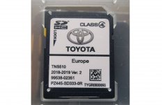 Toyota TNS 510 Navigaciós SD Kártya 2019