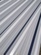 Trapézlemez - fehér 0,45 mm