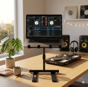 UDG Ultimate fekete laptop & kontroller állvány új, táskával!