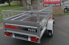 Új Trigano P233 - 1 tengelyes 750 kg-os utánfutó, 299.000,-Ft