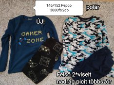 Új! 146/152 Pepco polár pizsama
