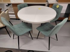 Új, 4 személyes étkező szett ( bővíthető asztal+4 szék ) eladó