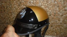 Új ,Thai rendőr bukósisak, állítható S-XL cafe racer és chopper Ducati