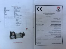 Új elektromos 12v macon winch csörlö