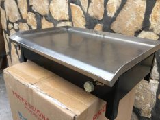 Új inox Rostlap hús sütő lap nagy teljesítményű grill sütő gázos