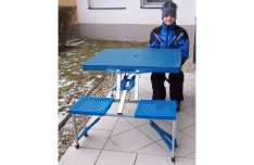 Újszerű!!! Féláron!!! Összecsukható kemping asztal szett kempingasztal