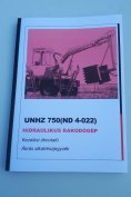 Unhz-750 (ND 4-022) kezelési és katalógus