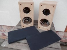 Üres hangfal , hiányos hangdoboz pár