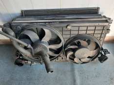 VW Touran hűtősor , vízhűtő , klímahűtő , ventilátor